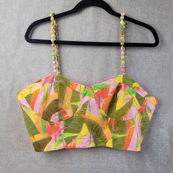FARM RIO For Anthropologie Cropped Top - Picture 1 of 11